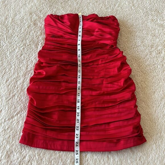 Express cocktail dress red size 0 - Picture 13 of 16